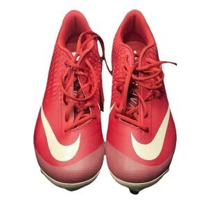 Nike Lunar Vapor Ultrafly Elite 2 Maroon/White Sz 12 Men Baseball Cleats NWOB